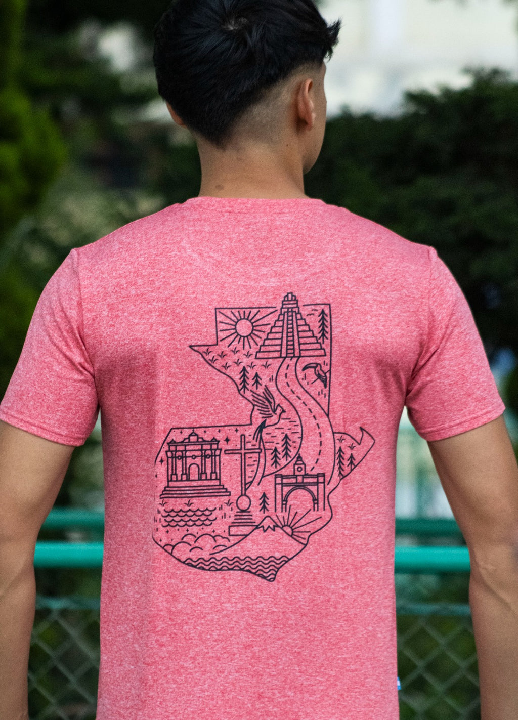 Guatemala Coral T-shirt