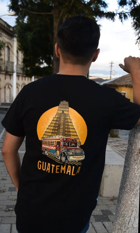 Tikal Bus Black T-shirt