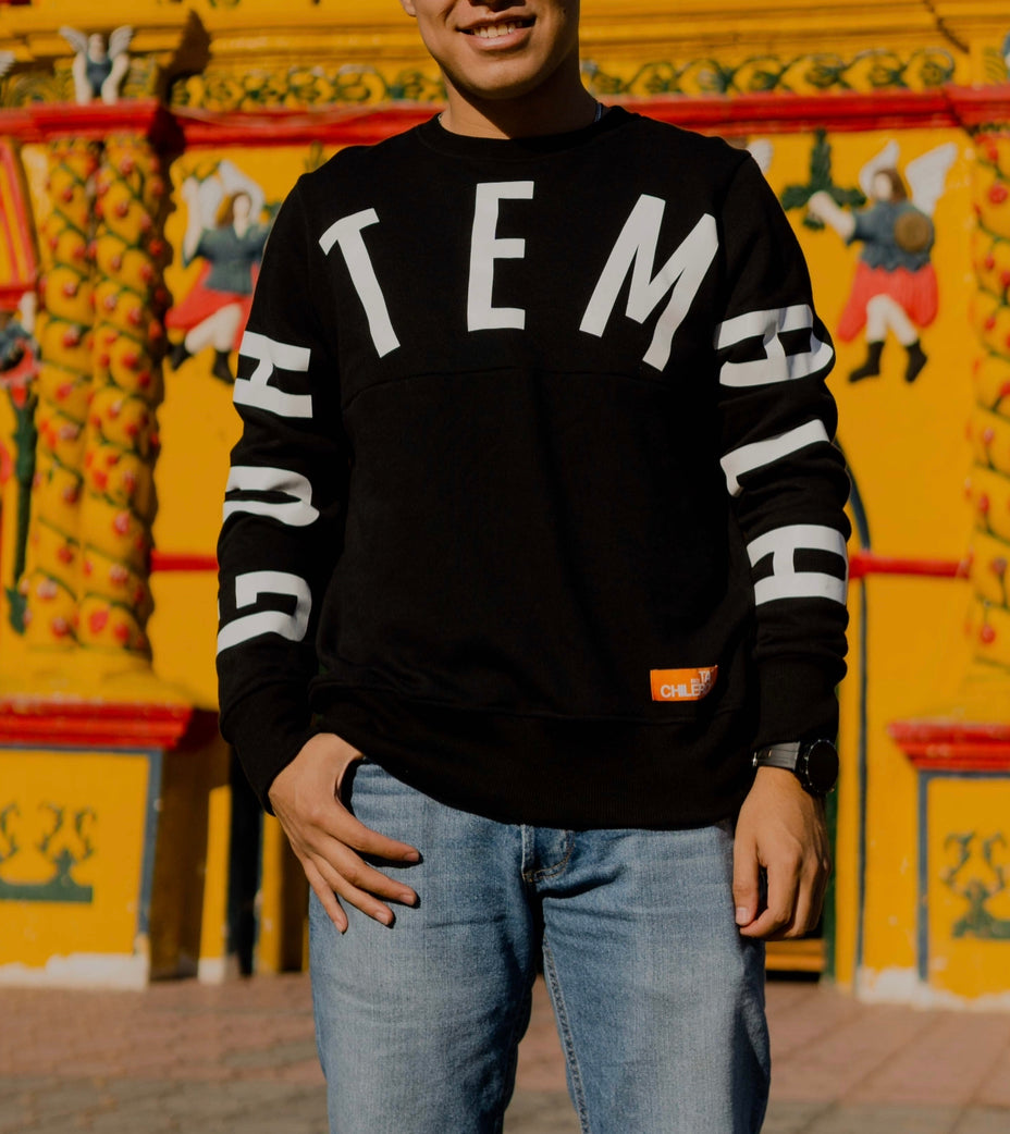 Guatemala Black Crewneck