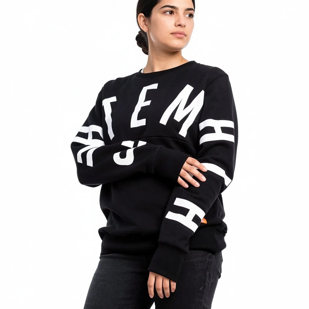 Guatemala Black Crewneck