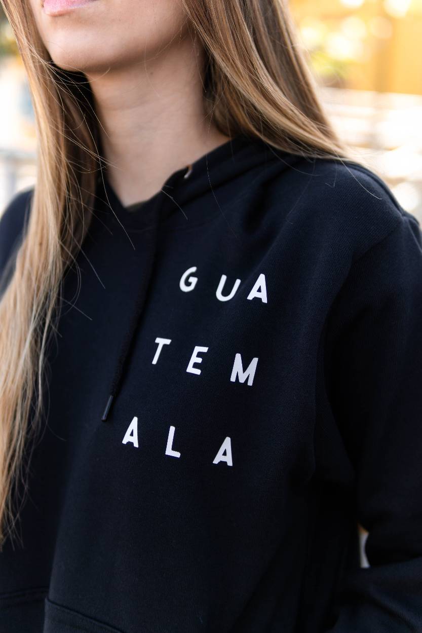 Guate Black Hoodie