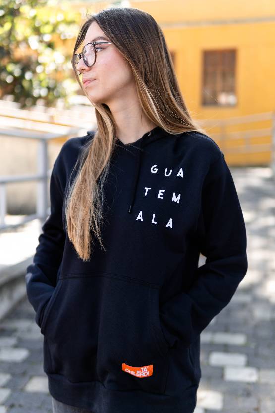 Guate Black Hoodie